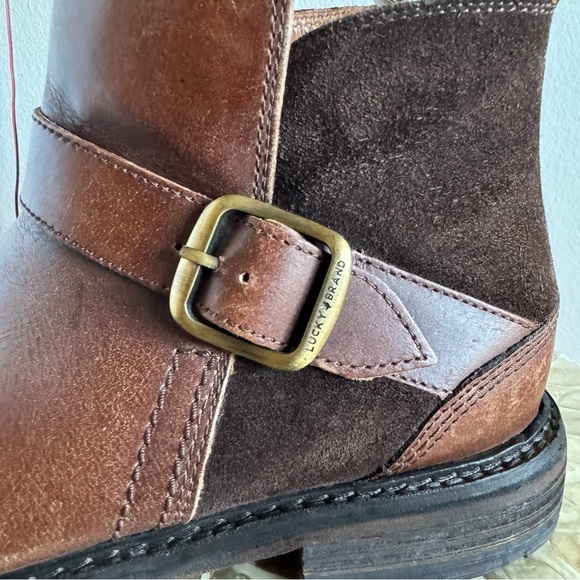 Lucky Brand Mens Hopper Leather Suede Ankle Boots size 8 main image 7